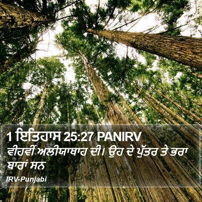 1 ਇਤਿਹਾਸ 25:27 PANIRV Bible Verse Image