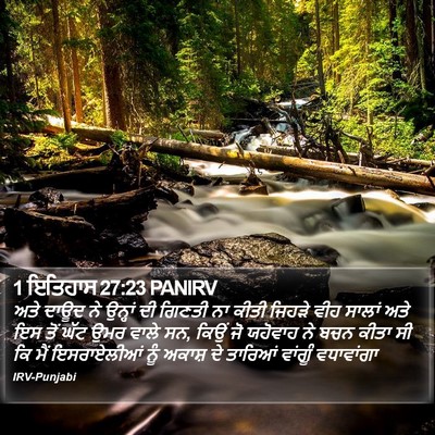 1 ਇਤਿਹਾਸ 27:23 PANIRV Bible Verse Image