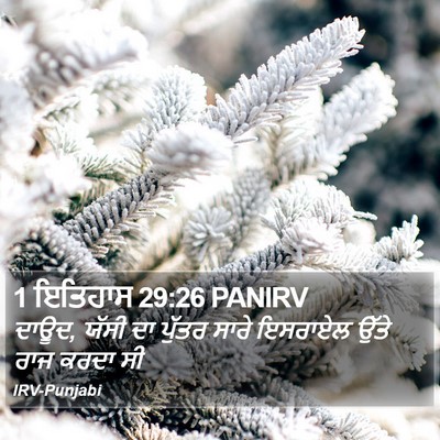 1 ਇਤਿਹਾਸ 29:26 PANIRV Bible Verse Image