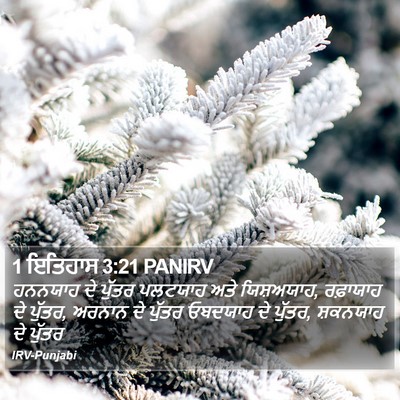 1 ਇਤਿਹਾਸ 3:21 PANIRV Bible Verse Image