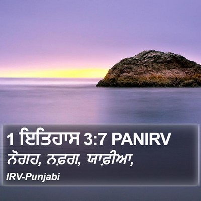 1 ਇਤਿਹਾਸ 3:7 PANIRV Bible Verse Image