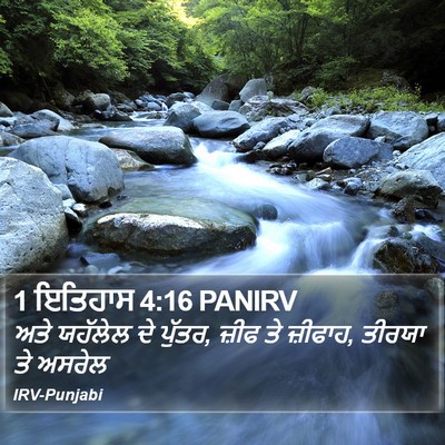 1 ਇਤਿਹਾਸ 4:16 PANIRV Bible Verse Image