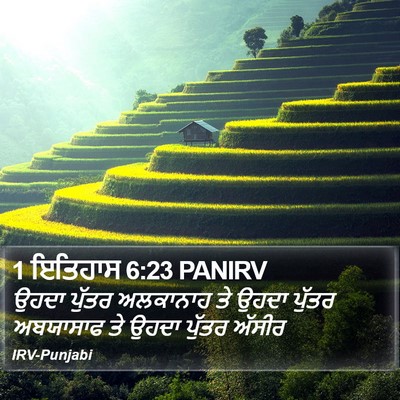 1 ਇਤਿਹਾਸ 6:23 PANIRV Bible Verse Image