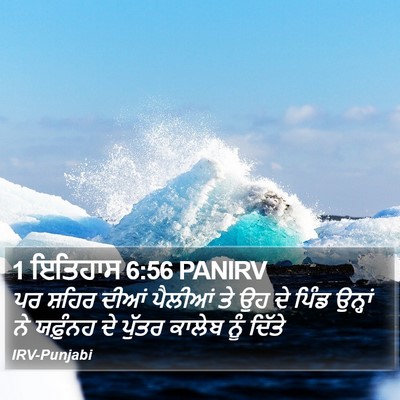 1 ਇਤਿਹਾਸ 6:56 PANIRV Bible Verse Image