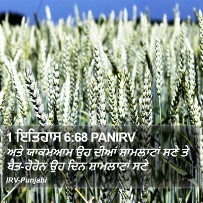1 ਇਤਿਹਾਸ 6:68 PANIRV Bible Verse Image