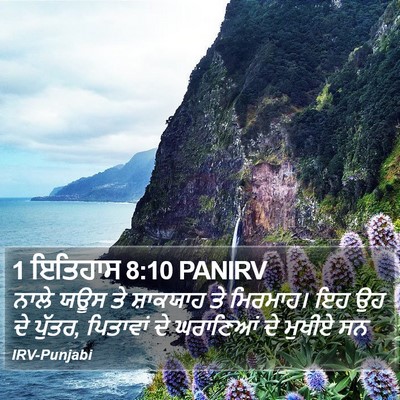 1 ਇਤਿਹਾਸ 8:10 PANIRV Bible Verse Image