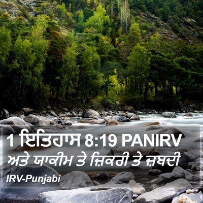 1 ਇਤਿਹਾਸ 8:19 PANIRV Bible Verse Image