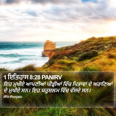 1 ਇਤਿਹਾਸ 8:28 PANIRV Bible Verse Image
