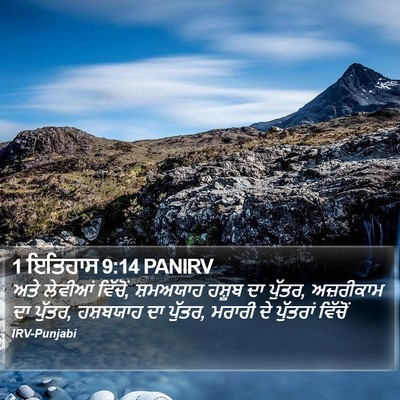 1 ਇਤਿਹਾਸ 9:14 PANIRV Bible Verse Image