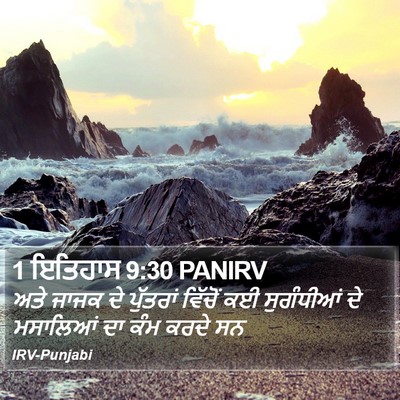 1 ਇਤਿਹਾਸ 9:30 PANIRV Bible Verse Image