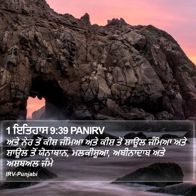 1 ਇਤਿਹਾਸ 9:39 PANIRV Bible Verse Image