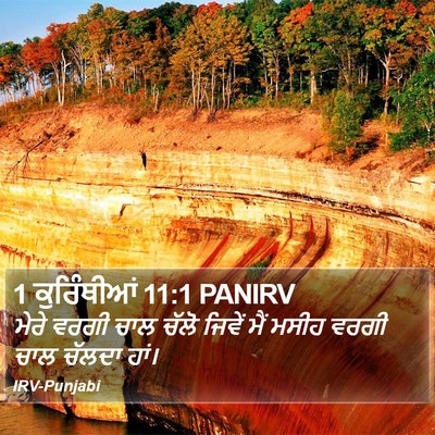 1 ਕੁਰਿੰਥੀਆਂ 11:1 PANIRV Bible Verse Image