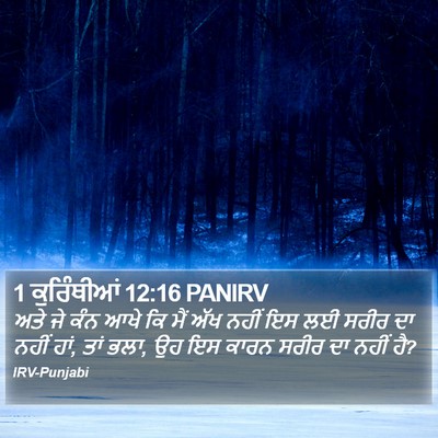 1 ਕੁਰਿੰਥੀਆਂ 12:16 PANIRV Bible Verse Image