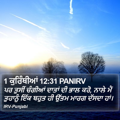 1 ਕੁਰਿੰਥੀਆਂ 12:31 PANIRV Bible Verse Image