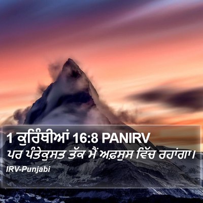 1 ਕੁਰਿੰਥੀਆਂ 16:8 PANIRV Bible Verse Image