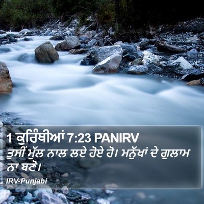 1 ਕੁਰਿੰਥੀਆਂ 7:23 PANIRV Bible Verse Image