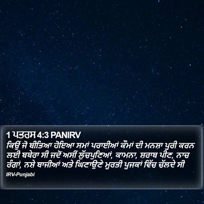 1 ਪਤਰਸ 4:3 PANIRV Bible Verse Image