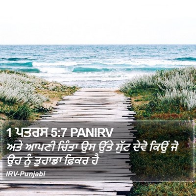 1 ਪਤਰਸ 5:7 PANIRV Bible Verse Image