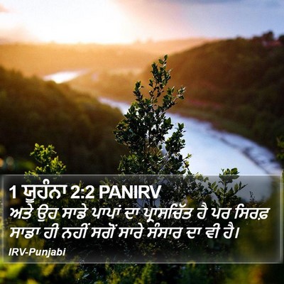 1 ਯੂਹੰਨਾ 2:2 PANIRV Bible Verse Image