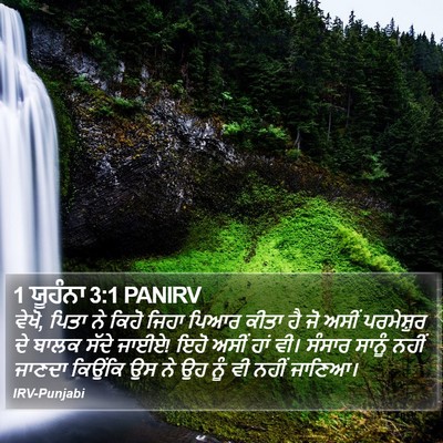 1 ਯੂਹੰਨਾ 3:1 PANIRV Bible Verse Image