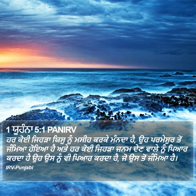 1 ਯੂਹੰਨਾ 5:1 PANIRV Bible Verse Image