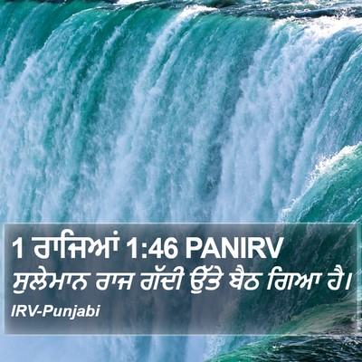 1 ਰਾਜਿਆਂ 1:46 PANIRV Bible Verse Image