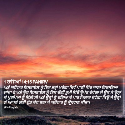 1 ਰਾਜਿਆਂ 14:15 PANIRV Bible Verse Image