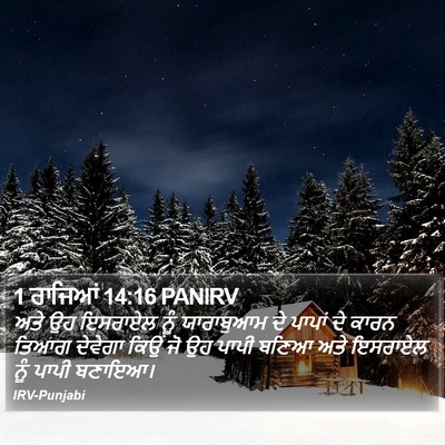 1 ਰਾਜਿਆਂ 14:16 PANIRV Bible Verse Image