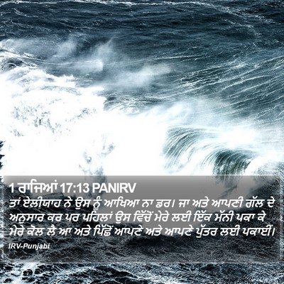 1 ਰਾਜਿਆਂ 17:13 PANIRV Bible Verse Image