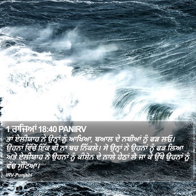 1 ਰਾਜਿਆਂ 18:40 PANIRV Bible Verse Image