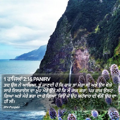 1 ਰਾਜਿਆਂ 2:15 PANIRV Bible Verse Image