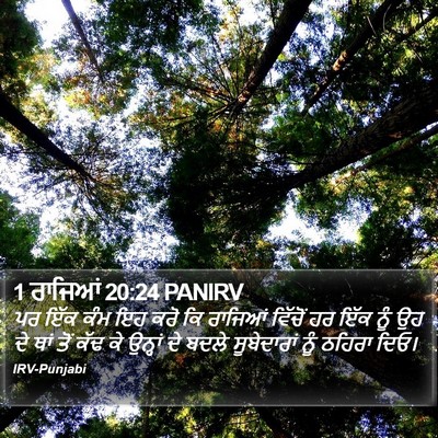 1 ਰਾਜਿਆਂ 20:24 PANIRV Bible Verse Image