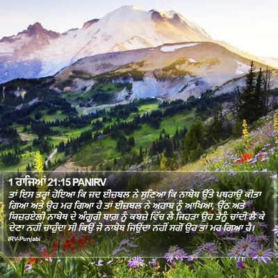 1 ਰਾਜਿਆਂ 21:15 PANIRV Bible Verse Image