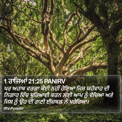 1 ਰਾਜਿਆਂ 21:25 PANIRV Bible Verse Image