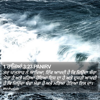 1 ਰਾਜਿਆਂ 3:23 PANIRV Bible Verse Image