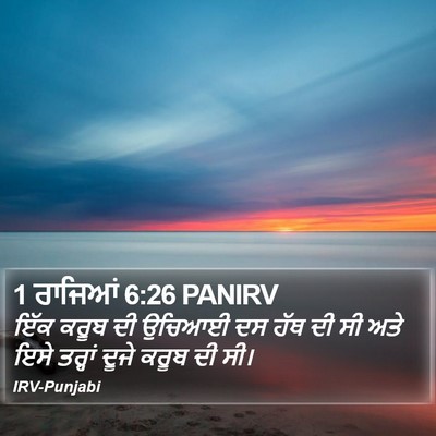 1 ਰਾਜਿਆਂ 6:26 PANIRV Bible Verse Image