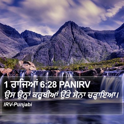 1 ਰਾਜਿਆਂ 6:28 PANIRV Bible Verse Image