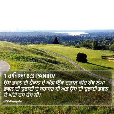 1 ਰਾਜਿਆਂ 6:3 PANIRV Bible Verse Image