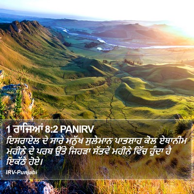 1 ਰਾਜਿਆਂ 8:2 PANIRV Bible Verse Image