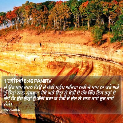 1 ਰਾਜਿਆਂ 8:46 PANIRV Bible Verse Image