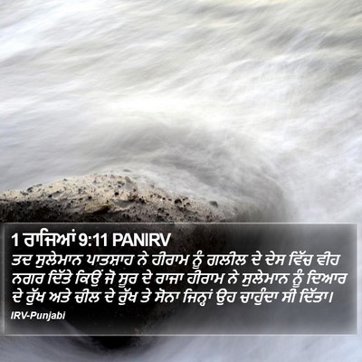 1 ਰਾਜਿਆਂ 9:11 PANIRV Bible Verse Image