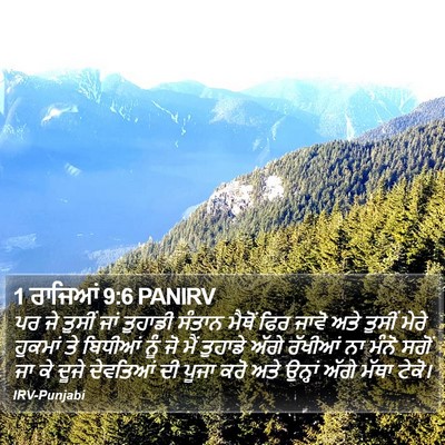 1 ਰਾਜਿਆਂ 9:6 PANIRV Bible Verse Image