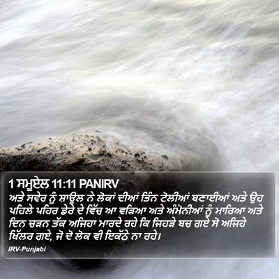 1 ਸਮੂਏਲ 11:11 PANIRV Bible Verse Image