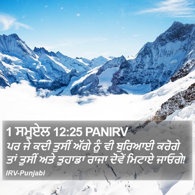 1 ਸਮੂਏਲ 12:25 PANIRV Bible Verse Image