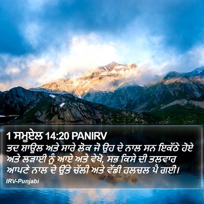 1 ਸਮੂਏਲ 14:20 PANIRV Bible Verse Image