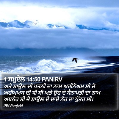 1 ਸਮੂਏਲ 14:50 PANIRV Bible Verse Image