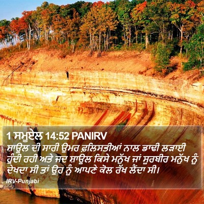 1 ਸਮੂਏਲ 14:52 PANIRV Bible Verse Image