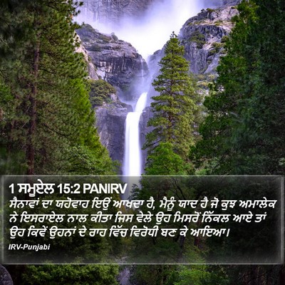1 ਸਮੂਏਲ 15:2 PANIRV Bible Verse Image