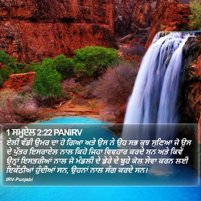 1 ਸਮੂਏਲ 2:22 PANIRV Bible Verse Image