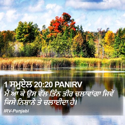 1 ਸਮੂਏਲ 20:20 PANIRV Bible Verse Image
